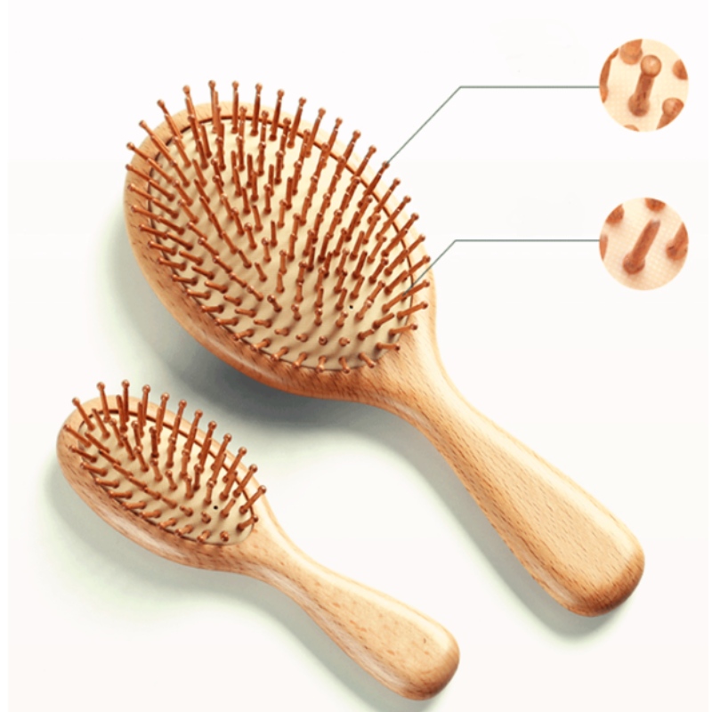 3 Piece Comb kit Scalp massage airbag curl comb anti-static air cushion makeup wooden comb customized